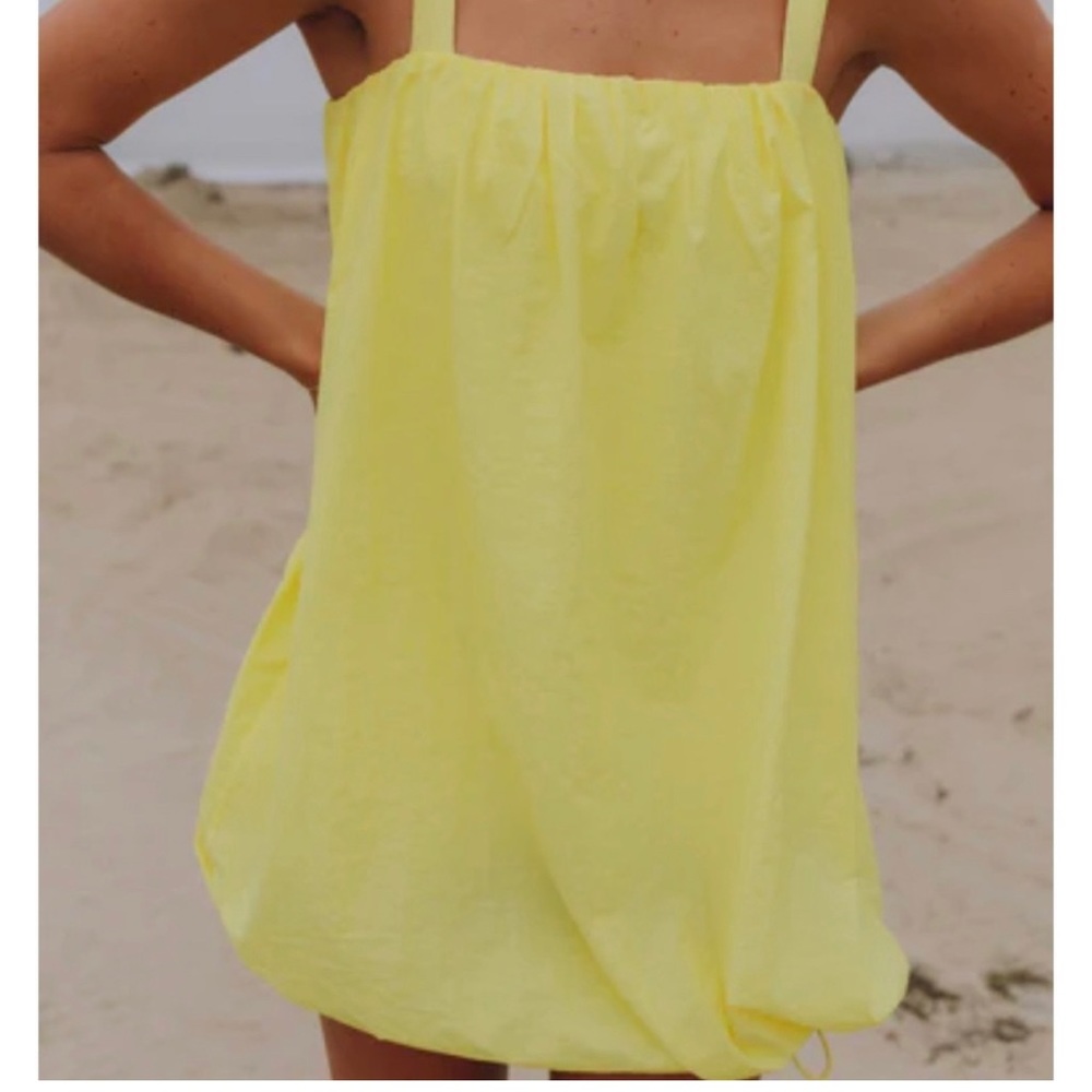 Beam yellow bubble dress Daily Drills